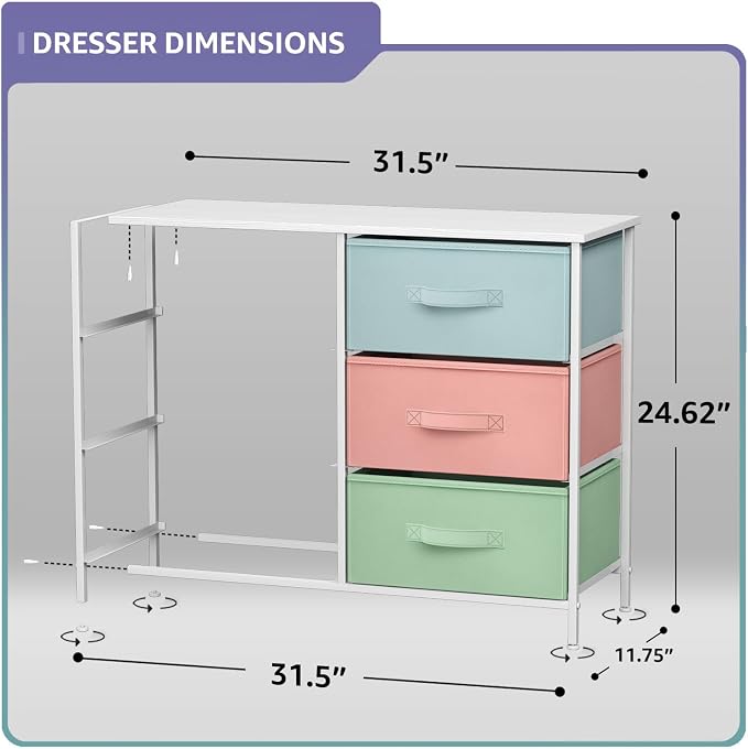 Sorbus Dresser with 6 Drawers - Image 3