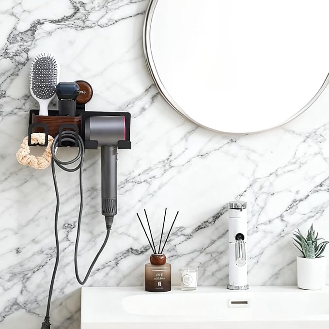 Hair Dryer Holder Wall Mount - Image 3