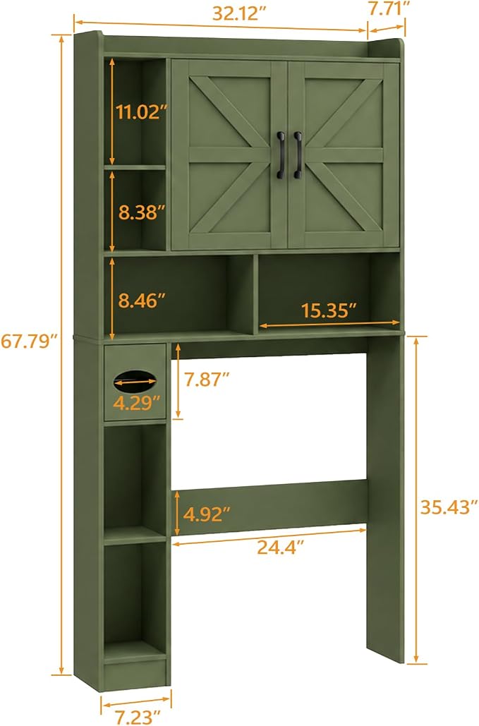 Vabches Over The Toilet Storage Cabinet - Image 2