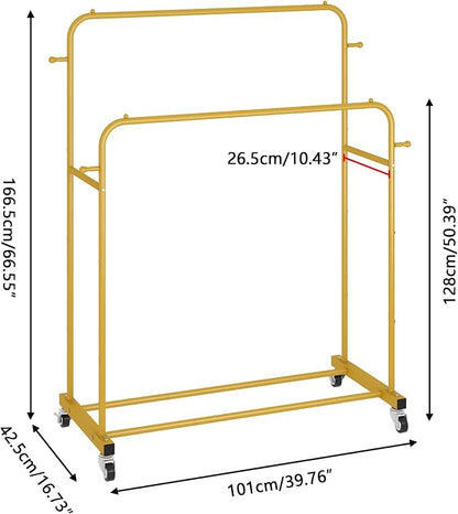 Laiensia Double Rods Garment Rack - Image 2