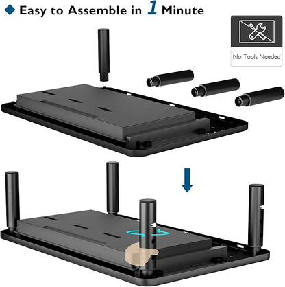 BONTEC 1 Pack Adjustable Monitor Stand Riser - Image 6