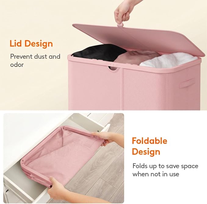 Lifewit 185L 3 Section Laundry Hamper - Image 7