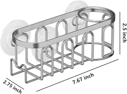 Sink Caddy Sponge Holder for Kitchen Sink 2 Suspension Options, SUS304 - Image 5