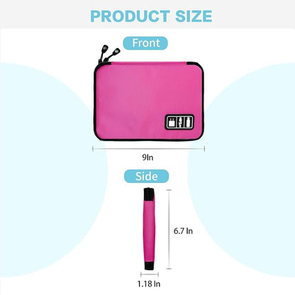 Lcsmaokin Electronics Travel Organizer, Portable Waterproof Electronic Travel - Image 3