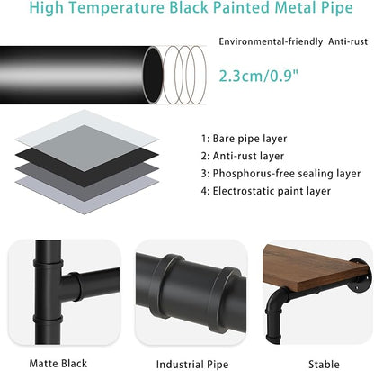 Yawinhe Industrial Pipe Clothes Rack - Image 6