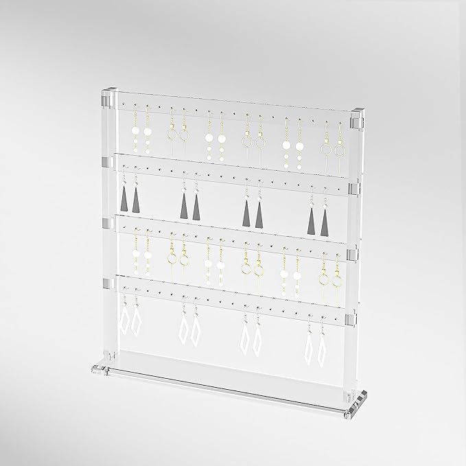 Coward Acrylic Earring Holder Stand, Tabletop Earring Jewelry Easel Display - Image 2