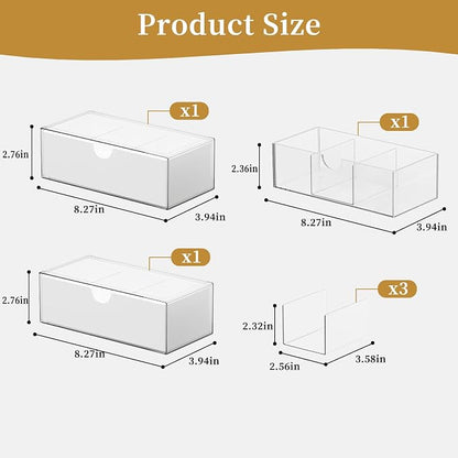 3 Tier Medicine Cabinet Organizer and Storage, Stackable Bathroom Medicine - Image 2