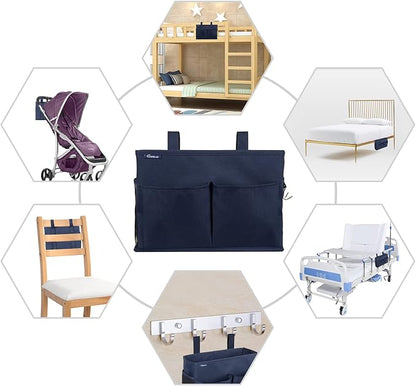 Surblue Bedside Caddy Hanging Organizer Storage Bag Pocket - Image 7