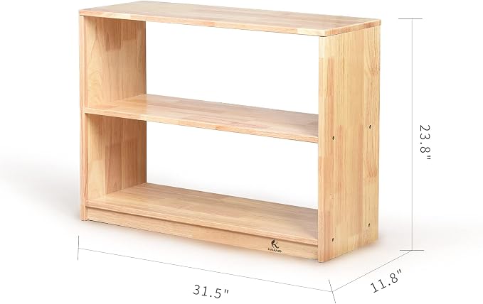 3 Shelf Horizontal Storage Bookcase Montessori Shelf-Toy, Crafts&Supplies - Image 3