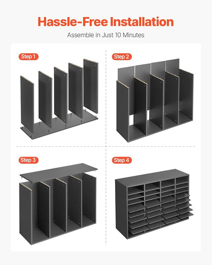 VEVOR Literature Organizer, 36 Compartments Office Mailbox - Image 8