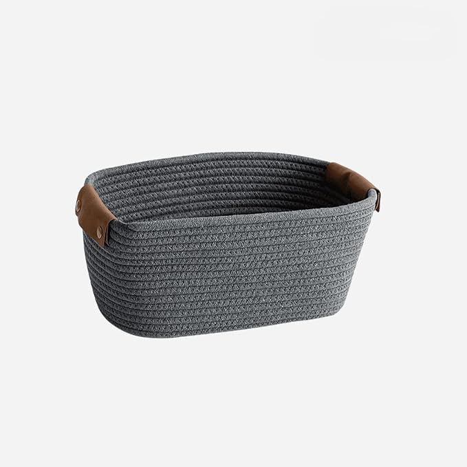 Medium Cotton Woven Basket by SOORXIEIN