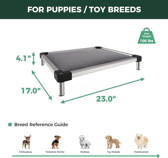FXW TitanNest Chew-Proof Elevated Dog Bed, Raised Cot - Image 7