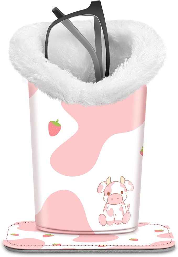 Fintie Plush Lined Eyeglasses Holder, Glasses Stand Case, Anti-scratch Glasses by Fintie