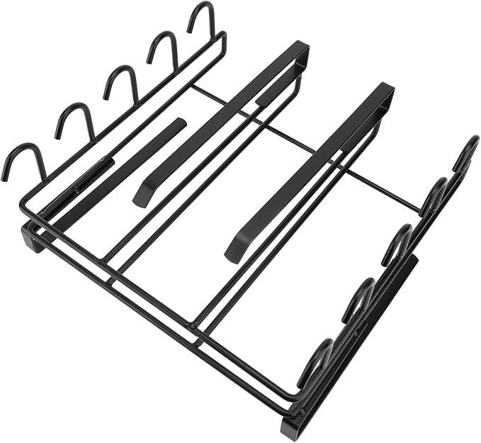 Under Shelf MultiUse Chopping Board Holder Versatile Kitchen Organizer Space - Image 5