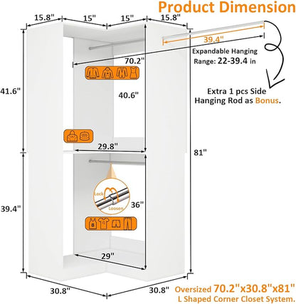 Vomavex Corner Closet System - Image 3