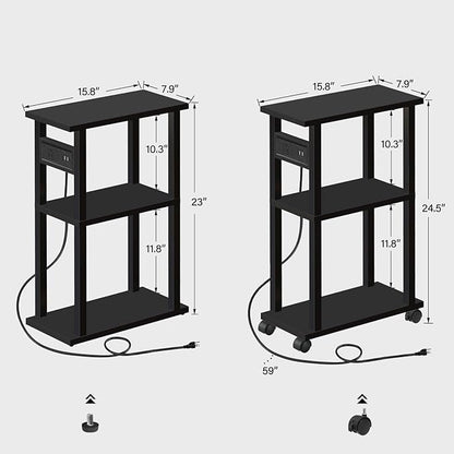 TUTOTAK Small Narrow Side Table - Image 3