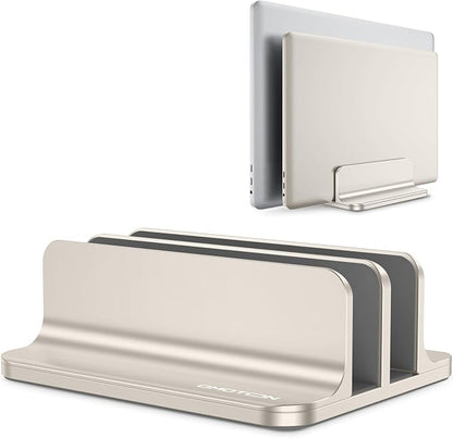 OMOTON Vertical Laptop Stand, Desktop Aluminum Mac Book Stand by OMOTON