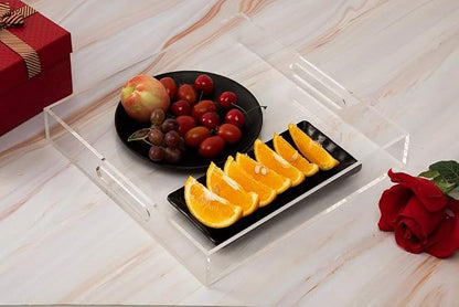 Clear Sturdy Acrylic Serving Tray - Image 4