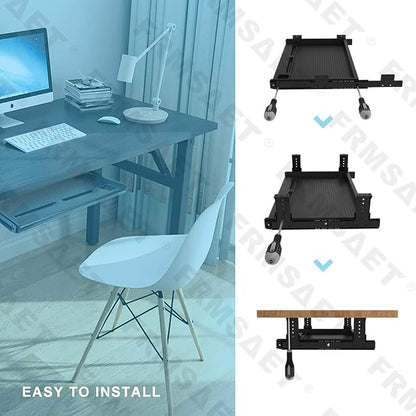 FRMSAET Office Furniture Accessories Keyboard Drawer Under Desk Multipurpose - Image 6