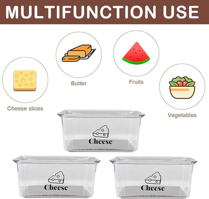 3 Pack Cheese Container Airtight - Image 3