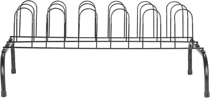 Household Essentials 9-Pair Metal Wire Shoe Rack - Image 4