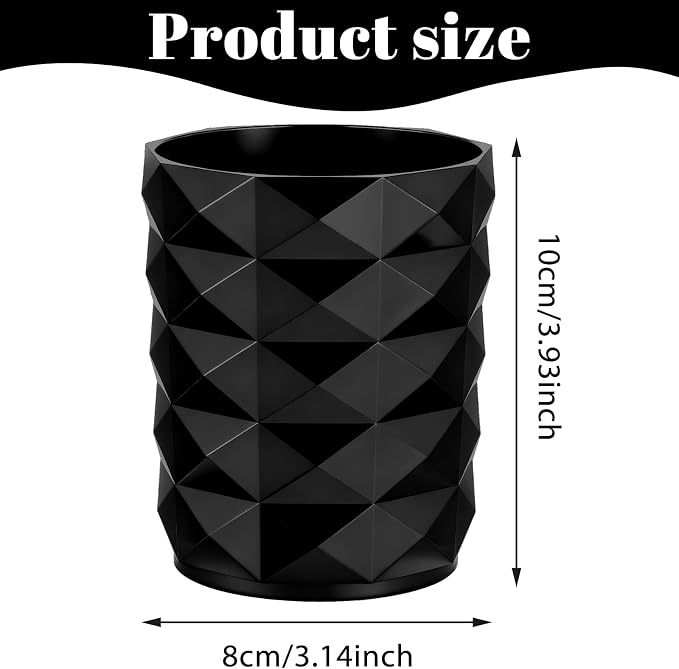 Acrylic Makeup Brush Holder Organizer, Stylish Pencil Holder - Image 2