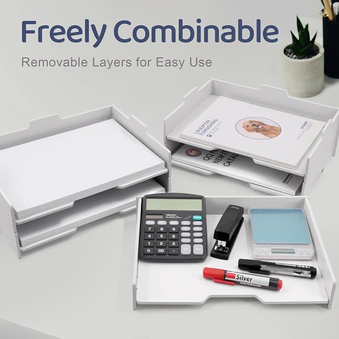 SONGWAY 5-Tier Stackable Paper Tray - Image 4