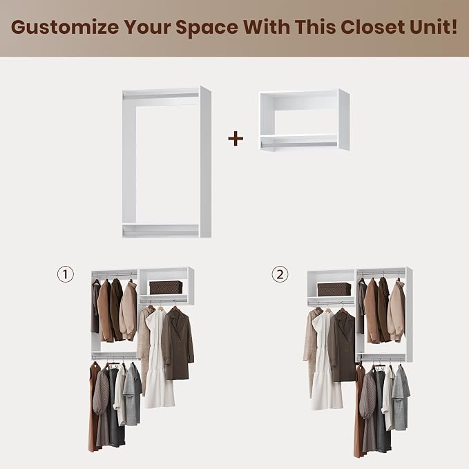 ROOMTEC Modular Closet System, Wooden Tower - Image 8