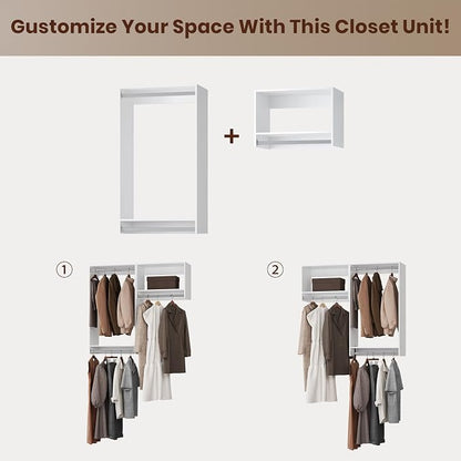 ROOMTEC Modular Closet System, Wooden Tower - Image 8