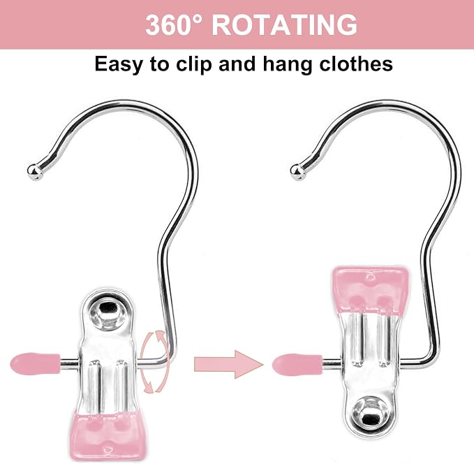 Boot Hangers for Closet, Hanging Clips Laundry Hooks Clothes Pins Closet Hanger - Image 4