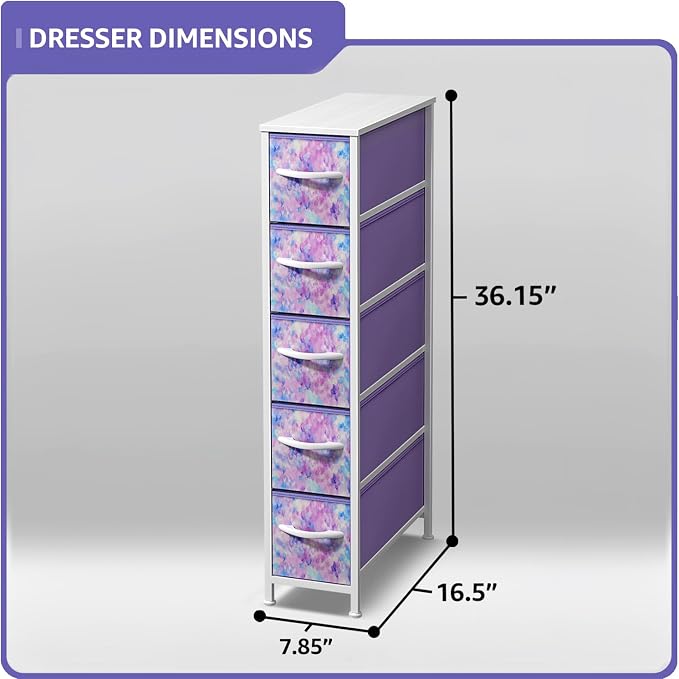 Sorbus Kids Dresser with 5 Drawers - Image 3