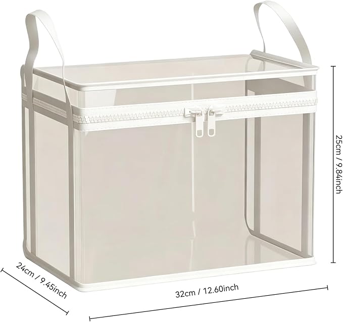 Large Clear Thick Plastic Storage Box - Image 3