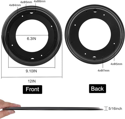 12Inch Lazy Susan Hardware 5/16" Thick Round Lazy Susan Turntable Bearing Plate - Image 2