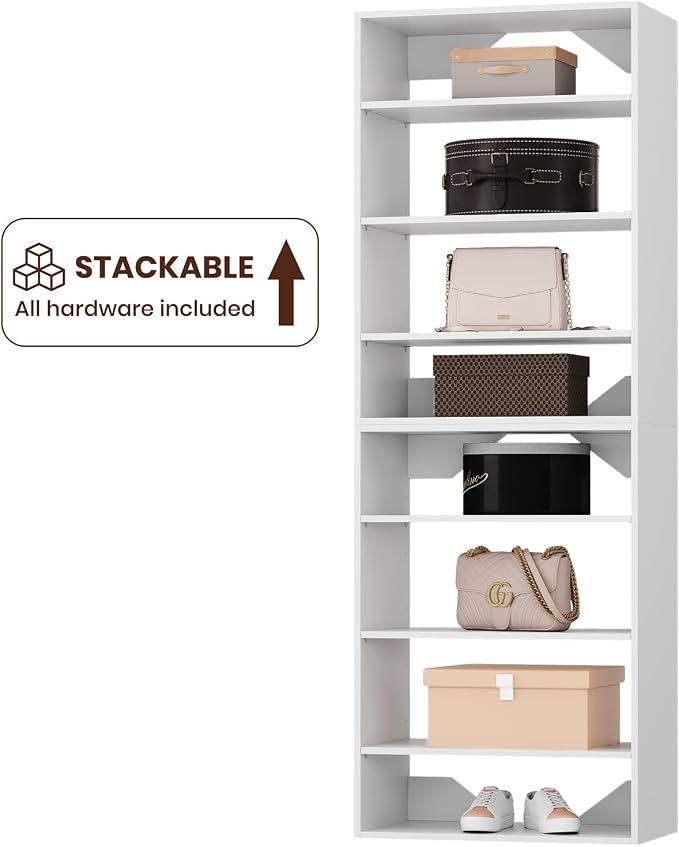 ROOMTEC 31.5" Shelf Short Tower Closet Unit, Modular Closet System - Image 7