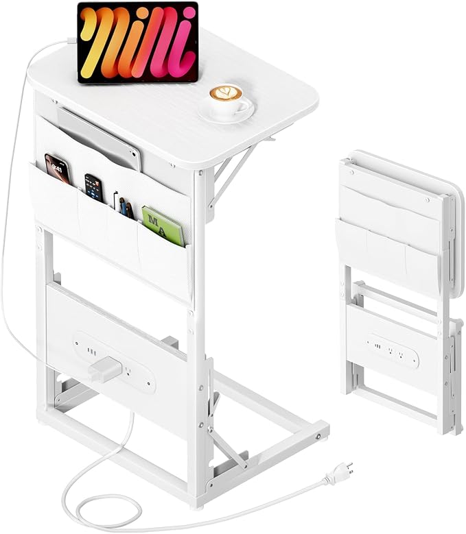 HLDIRECT C Shaped End Table by HLDIRECT