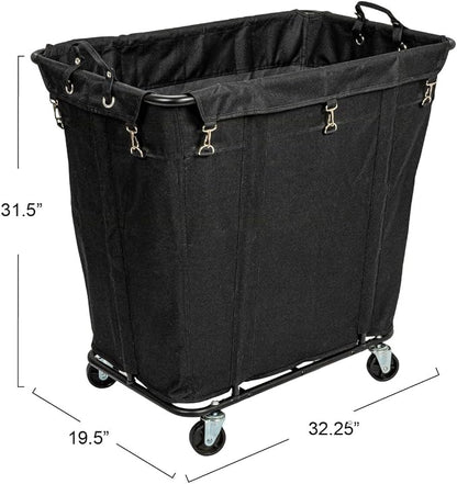 Household Essentials Commercial Laundry Cart - Image 3
