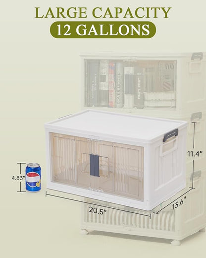 OlarHike 48QT Stackable Storage Bins - Image 6