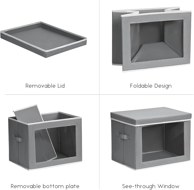 Homsorout Storage Bins with Lids - Image 7