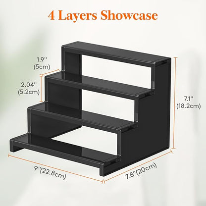 Lifewit Cologne Organizer for Men, 4 Tier Plastic Perfume Stand, Tool-free - Image 6
