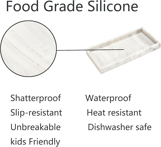 DNC Silicone Bathroom Vanity Tray - Image 2