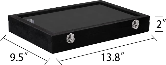 Frebeauty Velvet Jewelry Tray, 24 Grid Jewelry Organizer - Image 3