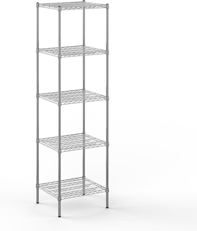 21" Deep x 24" Wide x 86" Height Wire Shelving Kit | 5-Tier | NSF Commercial by Regal+Altair