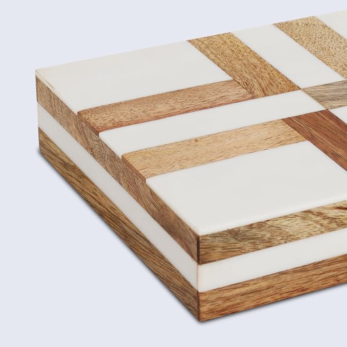 Handicrafts Home White Decorative Storage Box - Image 5