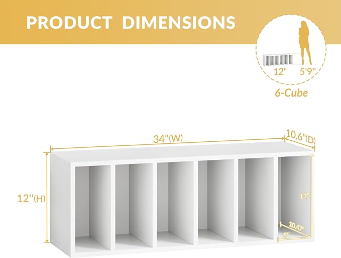 IOTXY DIY Modular Cube Bookcase - Image 3