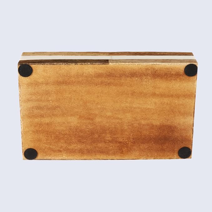 Handicrafts Home White Decorative Storage Box - Image 6