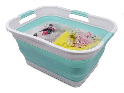 SAMMART 30L Collapsible Plastic Laundry Basket - Image 5