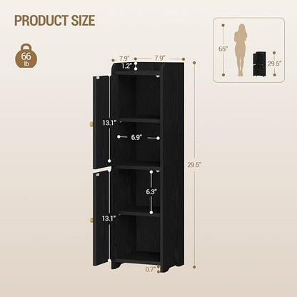 Hzuaneri Bathroom Storage Cabinet, Small Corner Floor Cabinet - Image 2