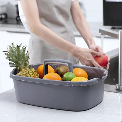 Large Cleaning Supplies Caddy Portable Shower Basket Supply Organizer - Image 2