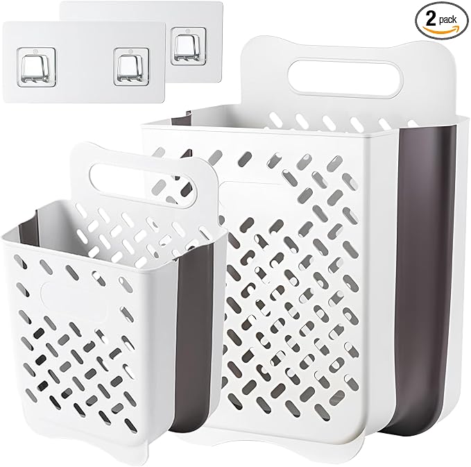 Plastic Collapsible Hanging Laundry Baskets by Pansyling