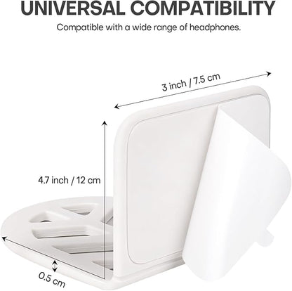Wall Mount Headphone Stand, 2-in-1 Bendable Silicone Controller Holder - Image 3
